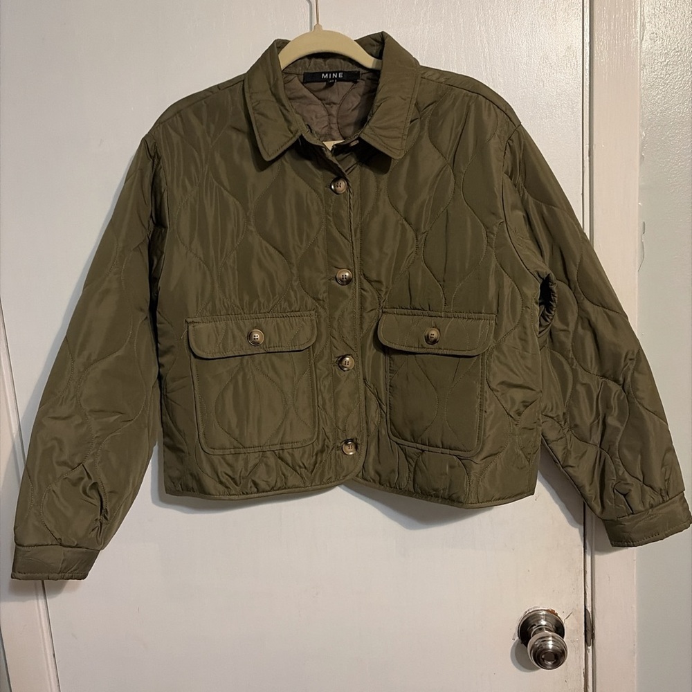 Military Green Boxy Jacket